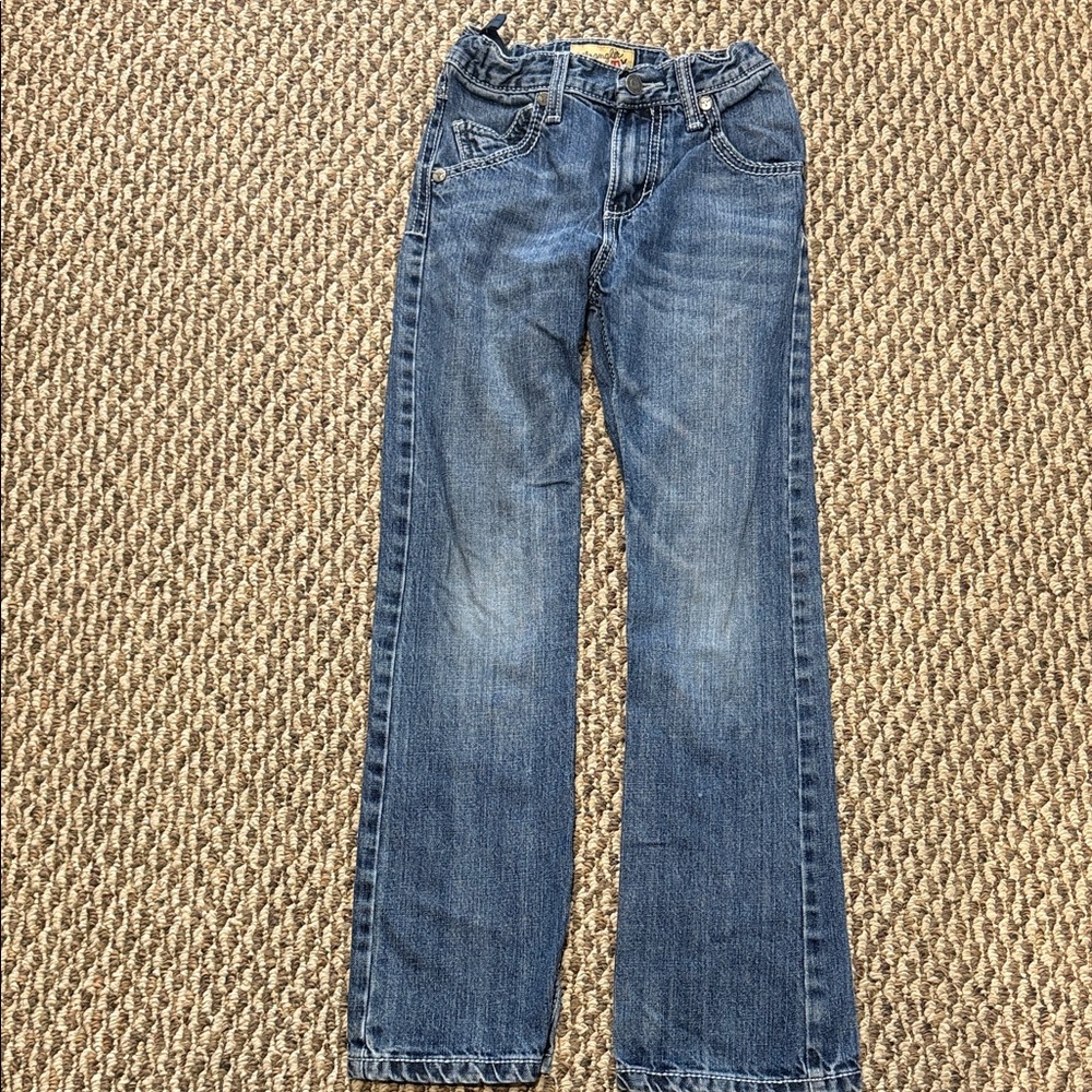 Wrangler Kids Denim Blue Jeans 10 slim